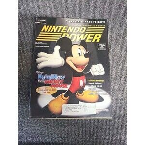 Vintage Nintendo Power Magazine Vol. 159 Mickey Mouse w/poster Kirby comic